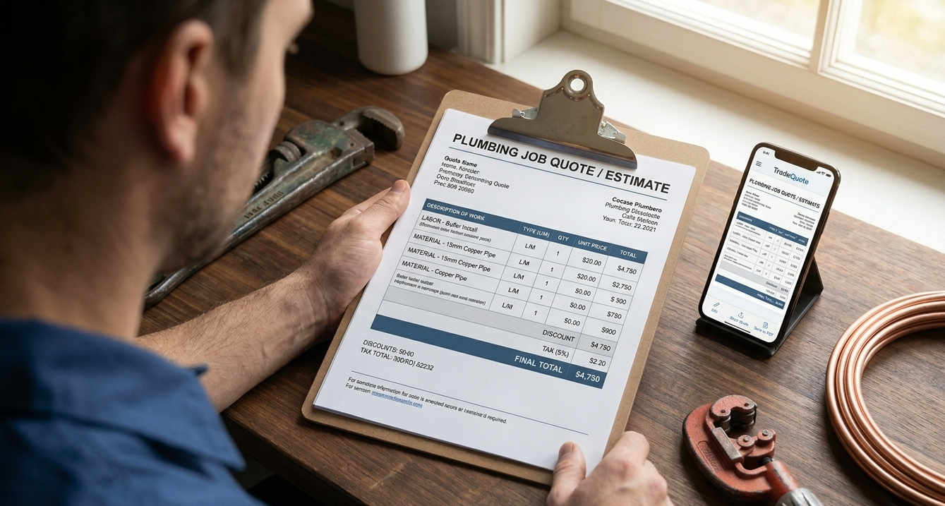 Free Plumbing Quote Template (PDF Download)